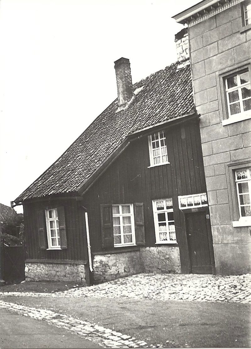 Holzhaus in der Kirchstraße (heute Winkelstraße)